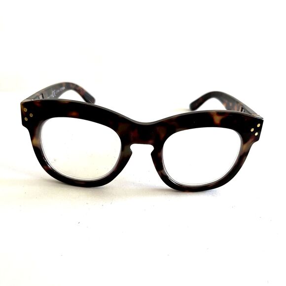 peepers Reading Glasses 02FBJA 2705 Bravado Focus Readers Brown +1.00 - Picture 1 of 6